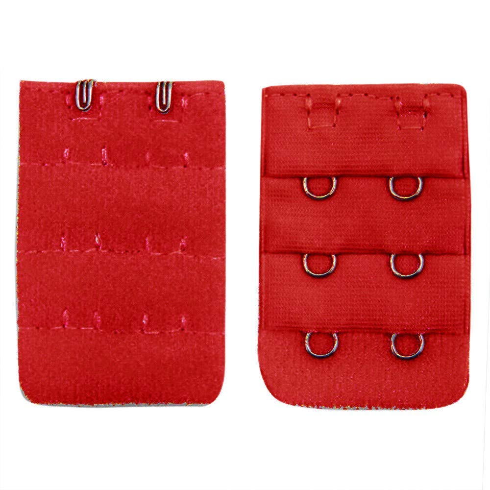 pavvoin Women's Bra Hook Extender (Red; Free Size)-picture-49