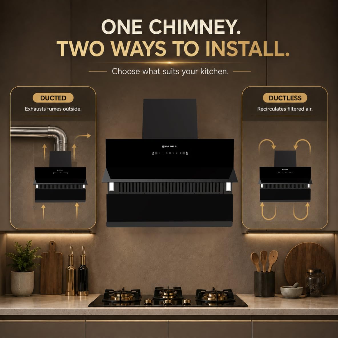 Faber Energy Chimney - Silent, Filterless & Smart -3 Faber Energy Chimney - Silent, Filterless & Smart -3