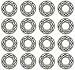 Sixteen (16) MR63 3x6x2mm Open Precision Ball Bearings