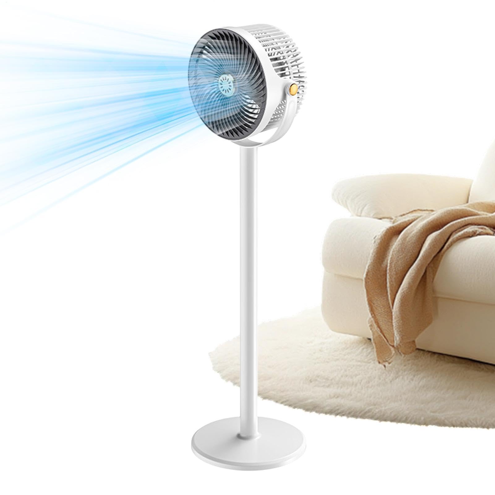 Ventilador De Pie Ventilador De Mesa Recargable Inalámbrico De Altura
