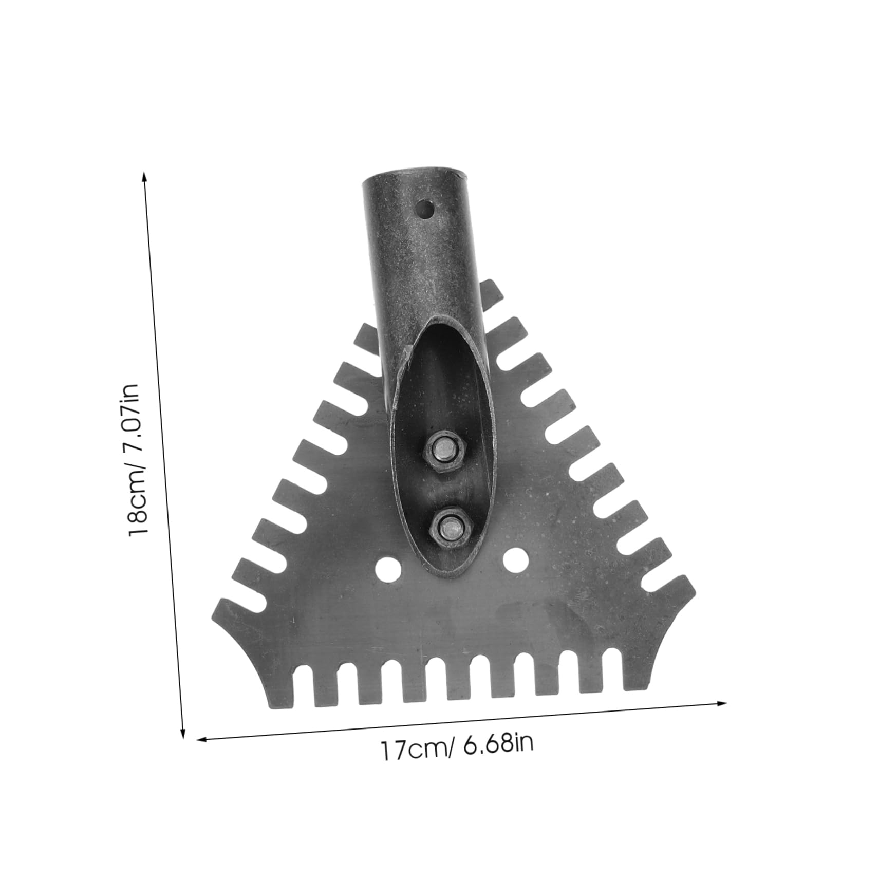 SUPVOX Convenient Ice Scooper Metal Material Snow Shovel for Driveway Ice Removal Tool