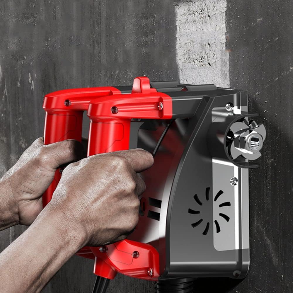 4000UPM - Fresa a rulli per la ristrutturazione, 1600 W, fresatrice per calcestruzzo, smerigliatrice per calcestruzzo, levigatrice per calcestruzzo, granito, intonaco, ceramica
