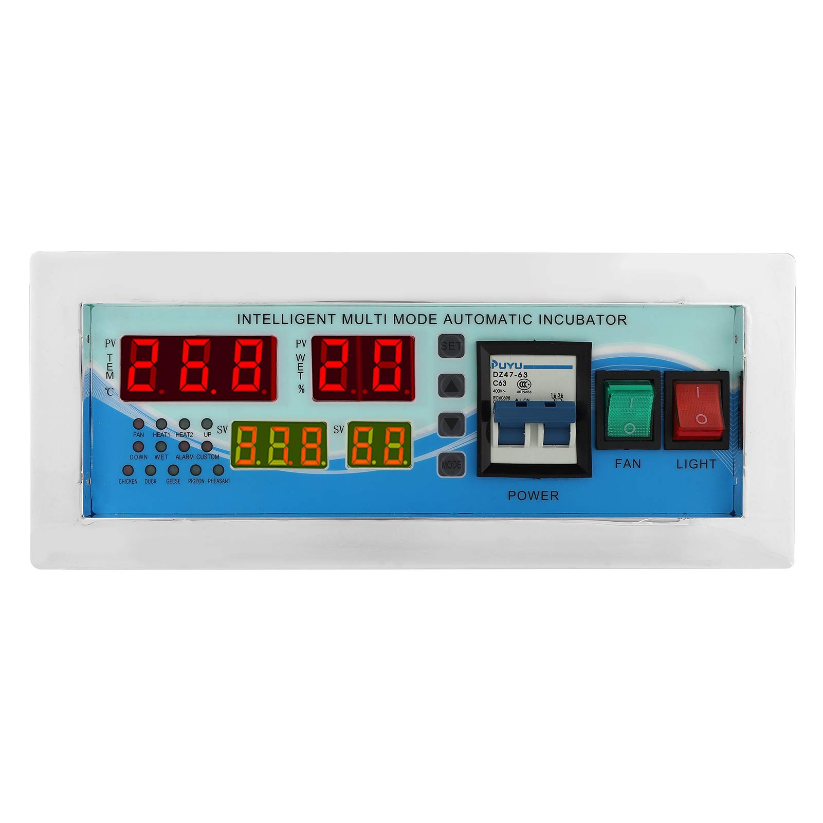 Termostato Intelligente Per Incubatrice Uova - Controller Digitale Con Controllo Umidità E Temperatura - Per Anatre, Oche, Quaglie Termostato Incubatrice Uova Termostato Intelligente Per Incubatrice Uova - Controller Digitale Con Controllo Umidità E Temperatura - Per Anatre, Oche, Quaglie Termostato Incubatrice Uova