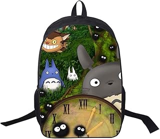 My Neighbor Totoro Anime Immagine Zaino Scuola Borse a Zainetto Cartella Borsello da Viaggio Backpack Studenti /16