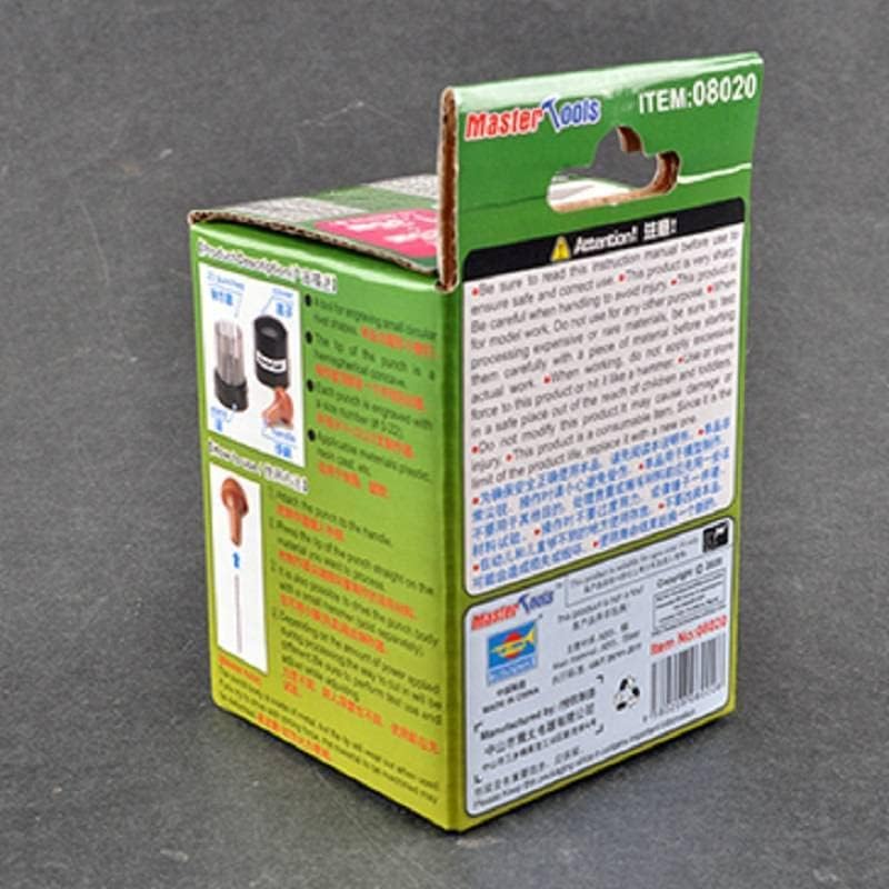 Master Tools 8020 HG Micro Rivet Punch (23 PCS, 0.25mm-1.35mm)