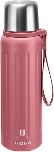 Botellas aisladas al vacío con taza de 27.1 fl oz27 onzas, botellas térmicas calientes de acero inoxidable para bebidas frías y calientes, agua,