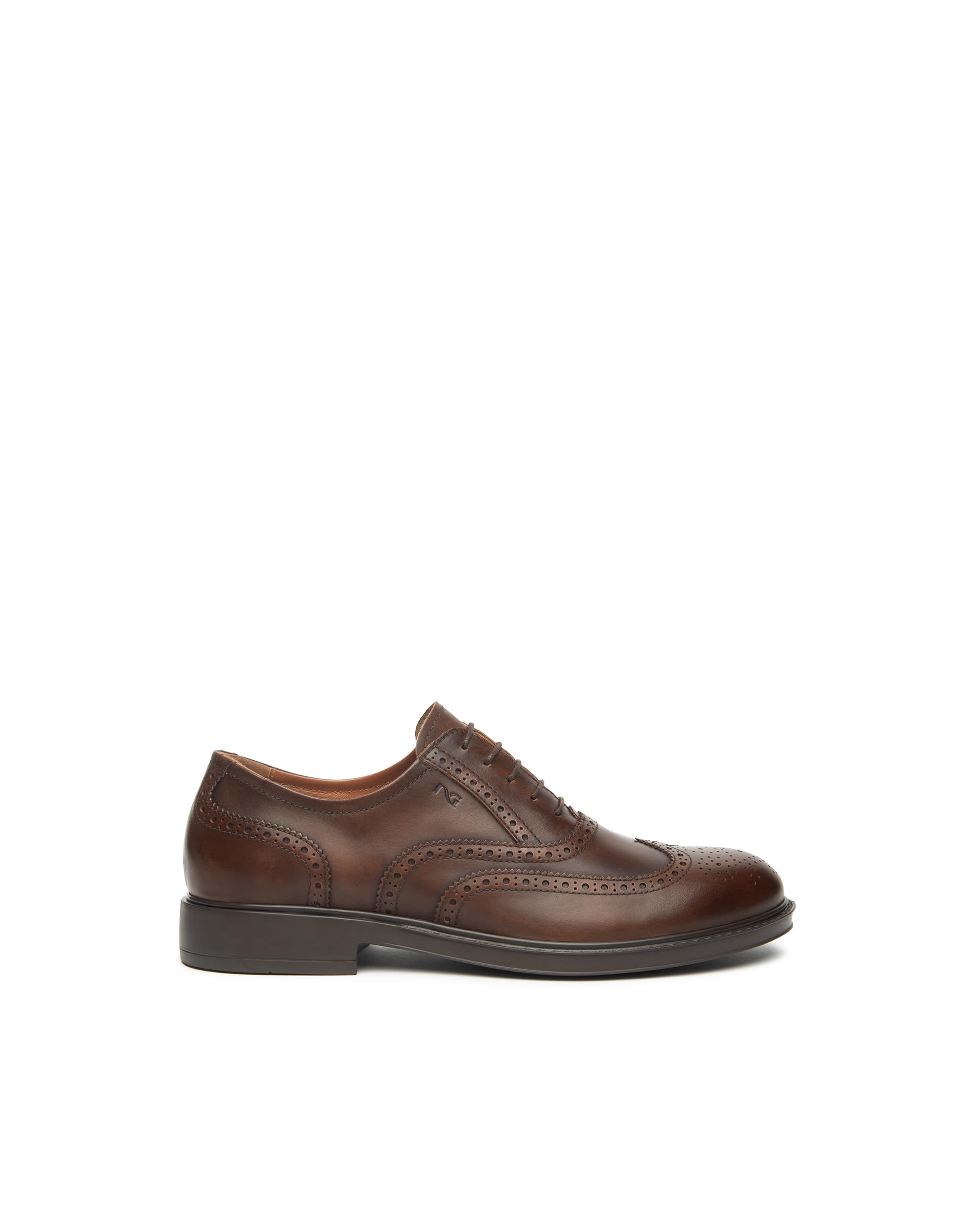 Nero Giardini E601081U Stringate Uomo in Pelle - Beige 42 EU