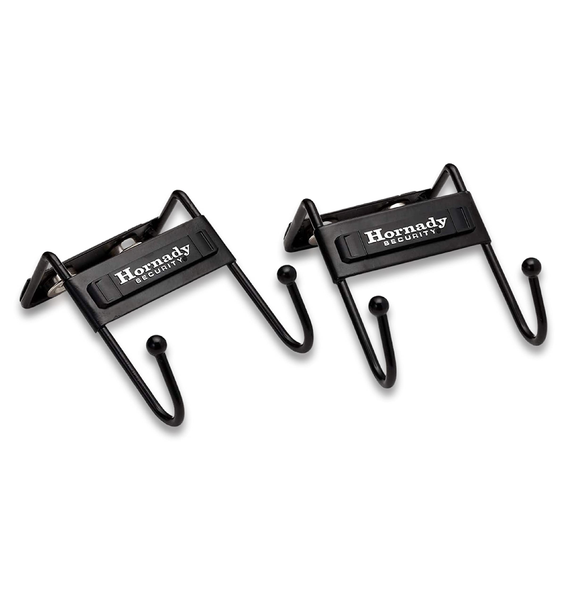 95911 Magnetic Safe Hooks (2 Pk), One Size,Black