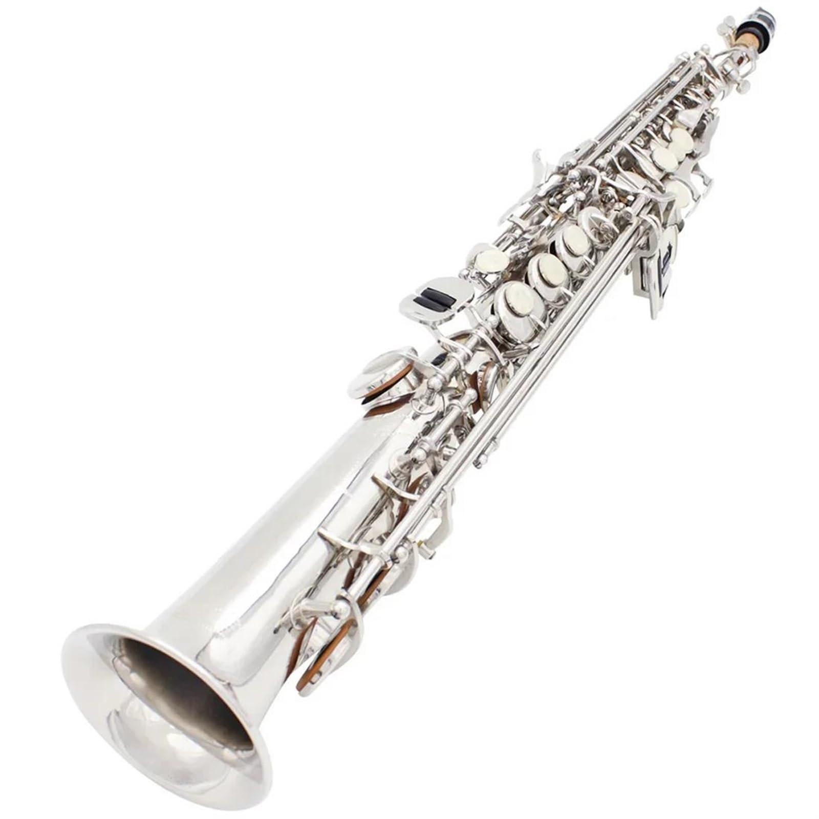 Bb Tune Saksofon Sopranowy Saksofon Mosiężny Profesjonalny Instrument Muzyczny Z Akcesoriami Do Futerału profesjonalny Saksofon