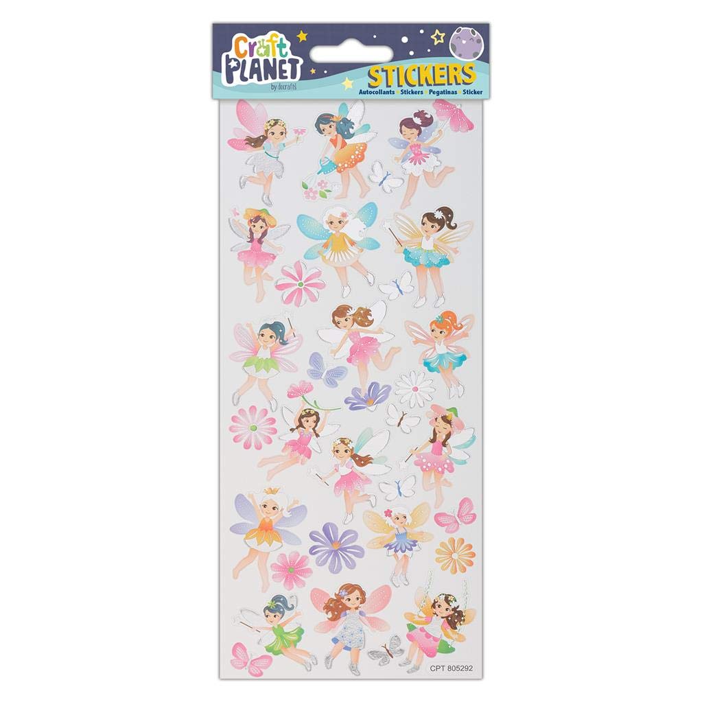 Craft Planet Fun Stickers, Fairies, Stickers for Young Crafters Collection, Posters, Card Making, Scrapbooking, Party Bag Fillers, Books, Reward Charts, Invites, Crafts