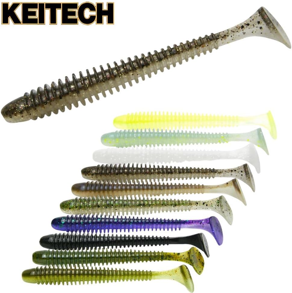 Keitech Swing Impact 4 Inch Soft Plastic Fishing Lure, #407 Delta Claw