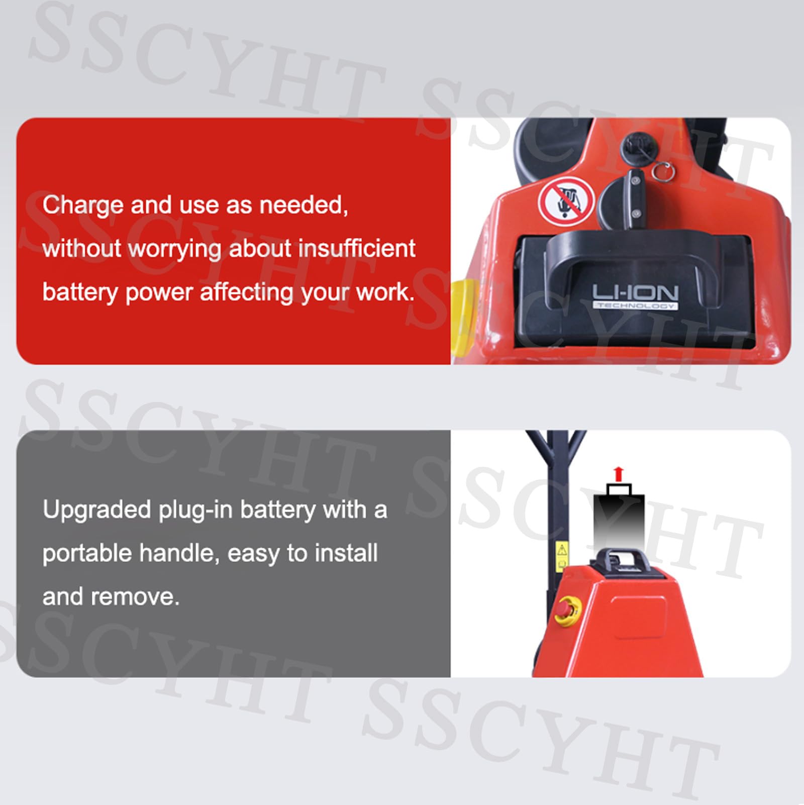 24-Volt-LiFePO4-Akku 24V 20Ah für elektrischen Hubwagen (passend für EPT12-EZ/MT12/EPL1531 Gabelstapler-Kit)