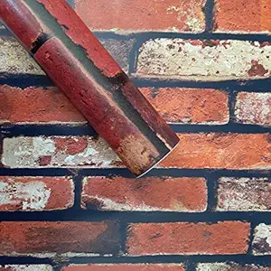 JAAMSO ROYALS Brick Peel and Stick, Self Adhesive, Removable Wallpaper for Home Decor (100 CM X 45 CM )