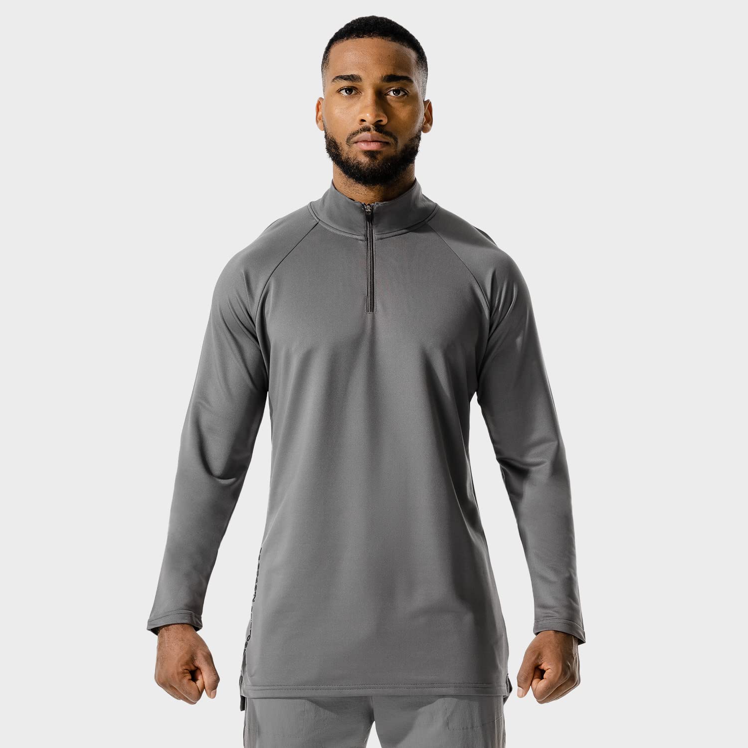 SquatwolfCODE - 3/4 Zip Run The City Top