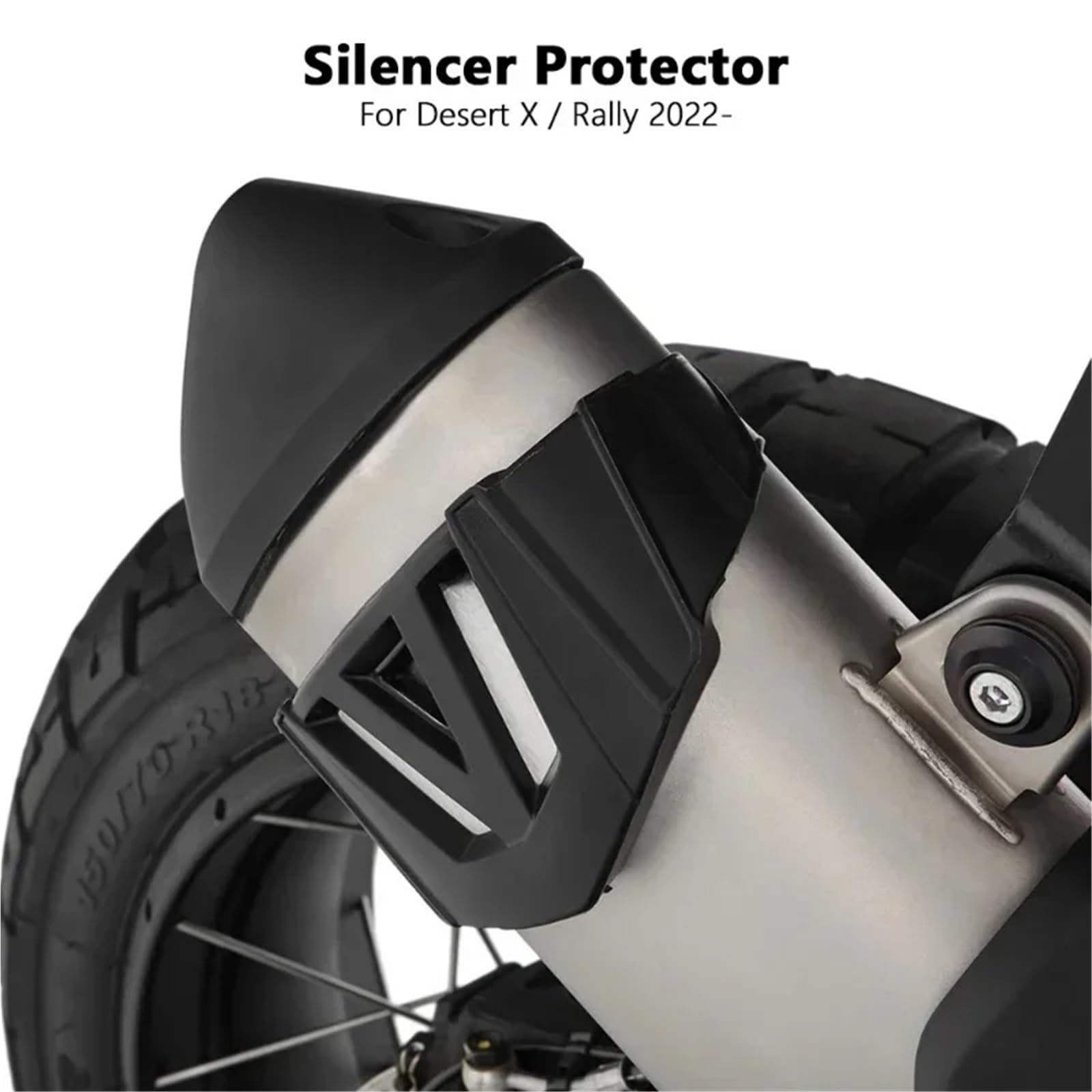 Térmica para tubo Motocicleta Protector de Tubo de Protector de tubo de escape para motocicleta para Ducati Desert X, protector de calor, cubierta antiescaldaduras.