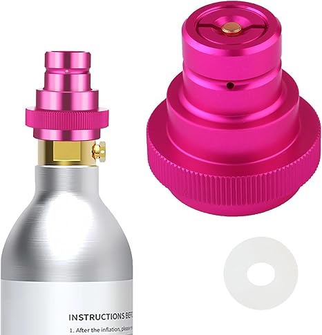Quick Connect CO2 Cylinder Adapter Fitting for Sparkling Water Maker, CO2 Refill Canister Connector for TR21-4 Male Valve Compatible with DUO ART TERRA GAIA Soda Maker