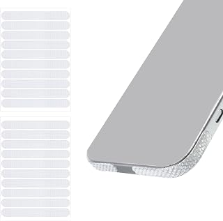 20 Pack Cell Phone Grip Tape Strips, Anti-Slip Grip Rubberized Stickers,Finger Grip Stickers Decal Non Slip Kit,Adhesive Grippy Bumper Frame Stickers for Phone Case Computer Gaming Cases