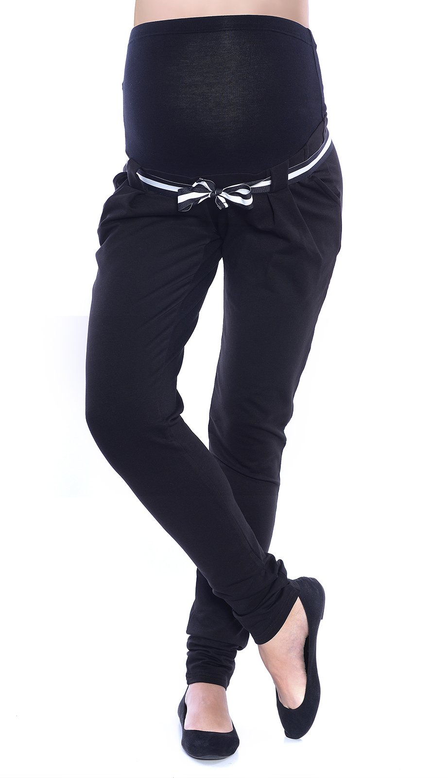 MijaCulture Casual Schwangerschaftshose Umstandshose/Umstandsmode Monika 9081
