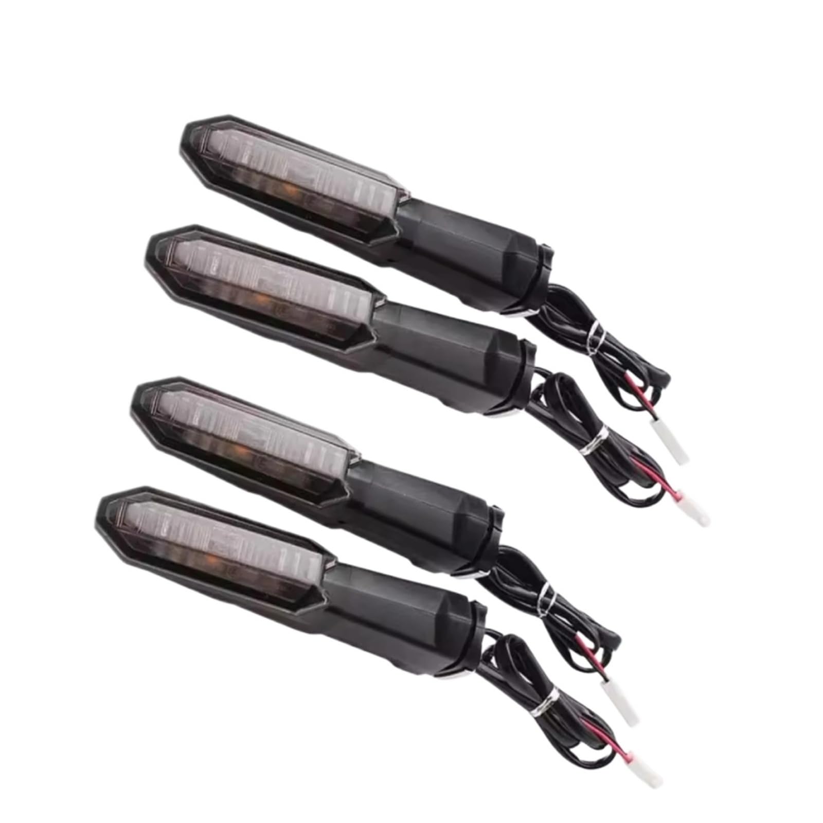 Motorcycle Indicator Flasher Lamp LED Turn Signal Light(4pcs Smoke)