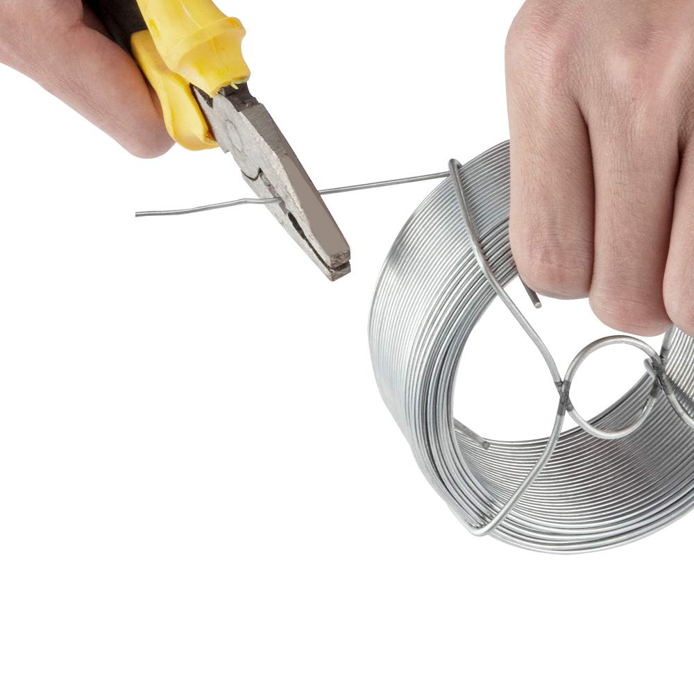 Rotolo Filo Zincato Per Giardino E Fai Da Te | 100m X 0.7mm | Confezione Da 6 Bobine - Foto 6