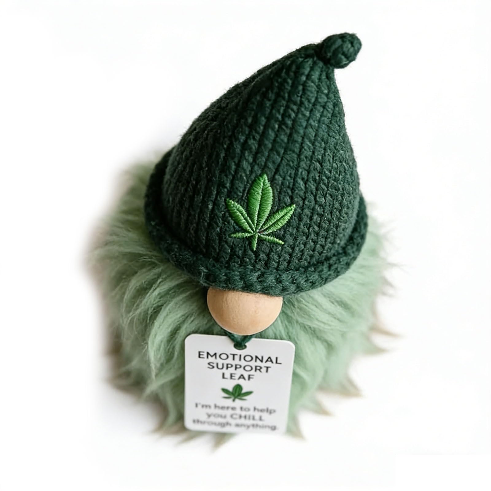 Msioytog Miniature Gnomes Sculpture Emotional Supports Weeded Dwarf Decoration Perfect for Gifting and Home Display Funny Dwarf Ornament for Party