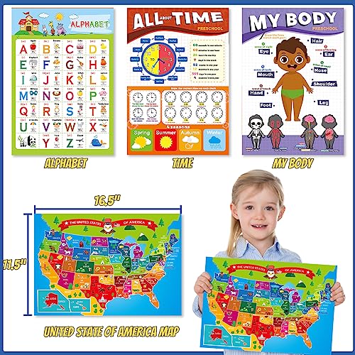 image for Gifts2U Pretend Play School Sets for Kids - With Teacher Bag, Whiteboa