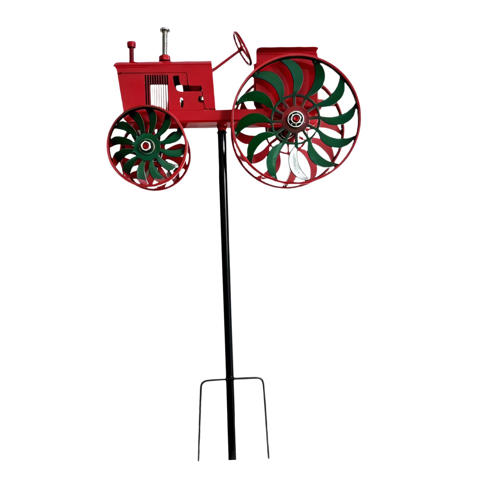 Handcrafted Iron Windmill Yard Decor Featuring Sturdy Coating for Exterior Spaces Permanent Iron Windmill