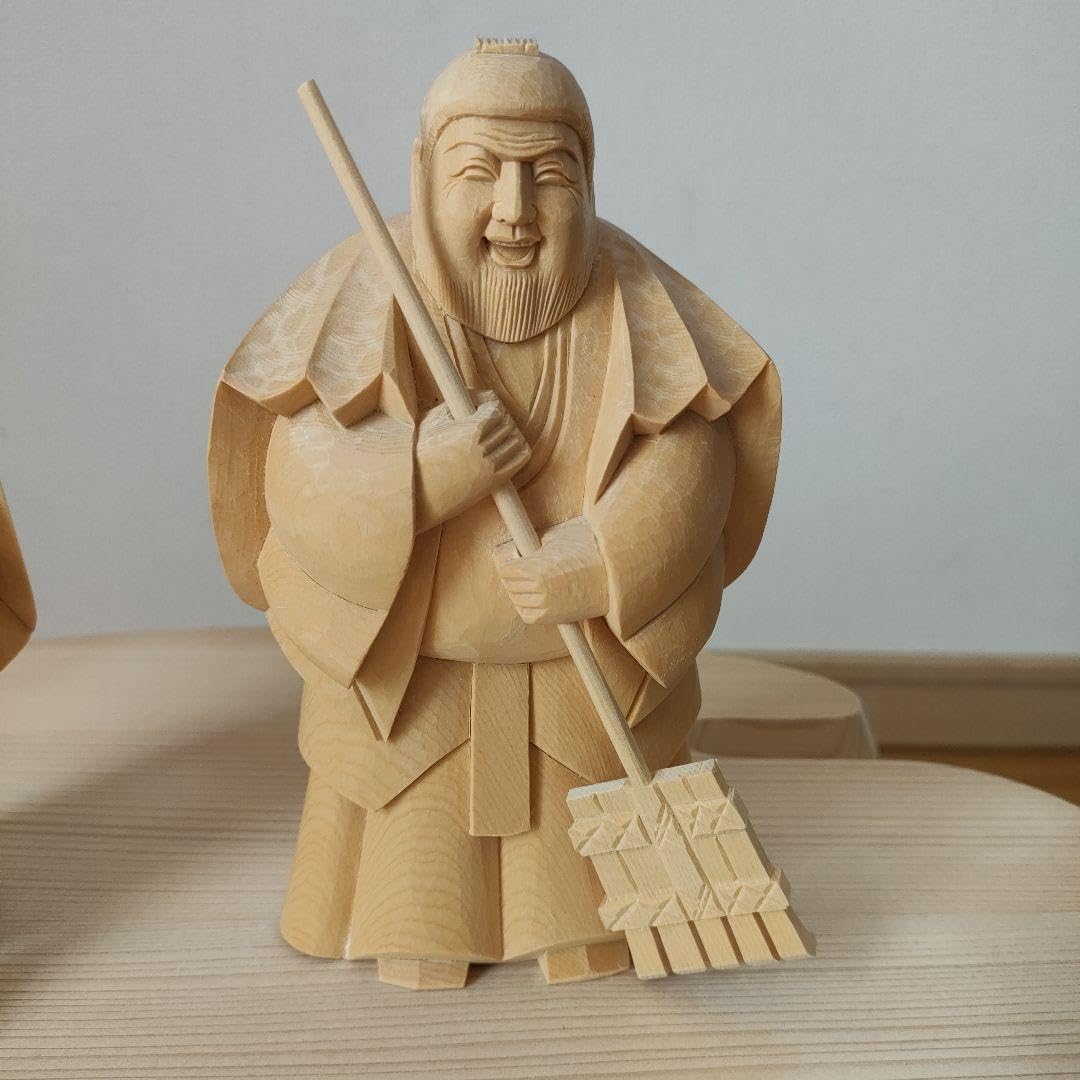 Amazon.co.jp: 一刀彫 高砂人形 置物 : Toys & Games