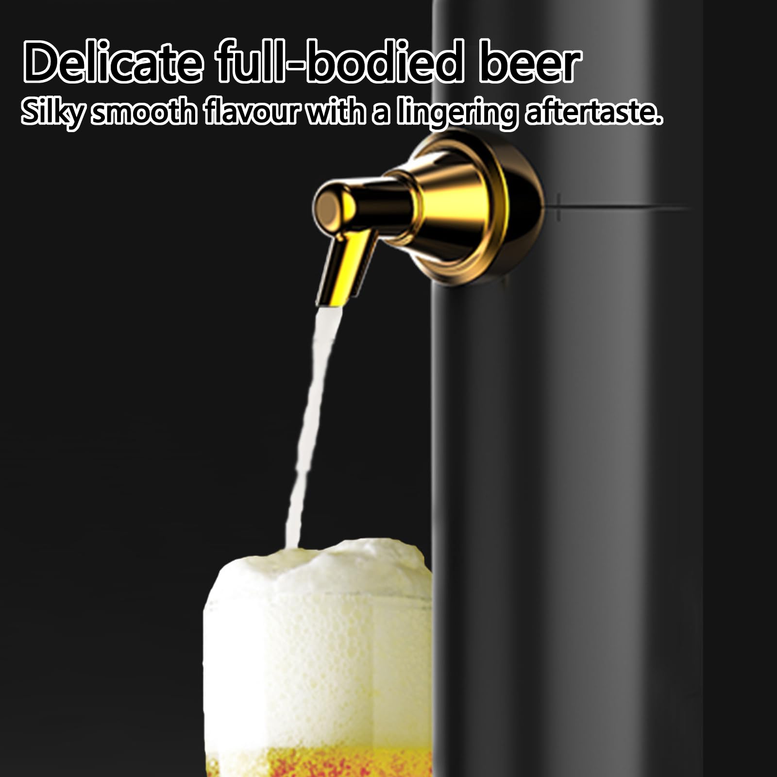 Dispensador portátil de cerveza de barril con tecnología de espuma ultrasónica, convierte latas en cerveza de barril, ideal para bares en casa y fiestas