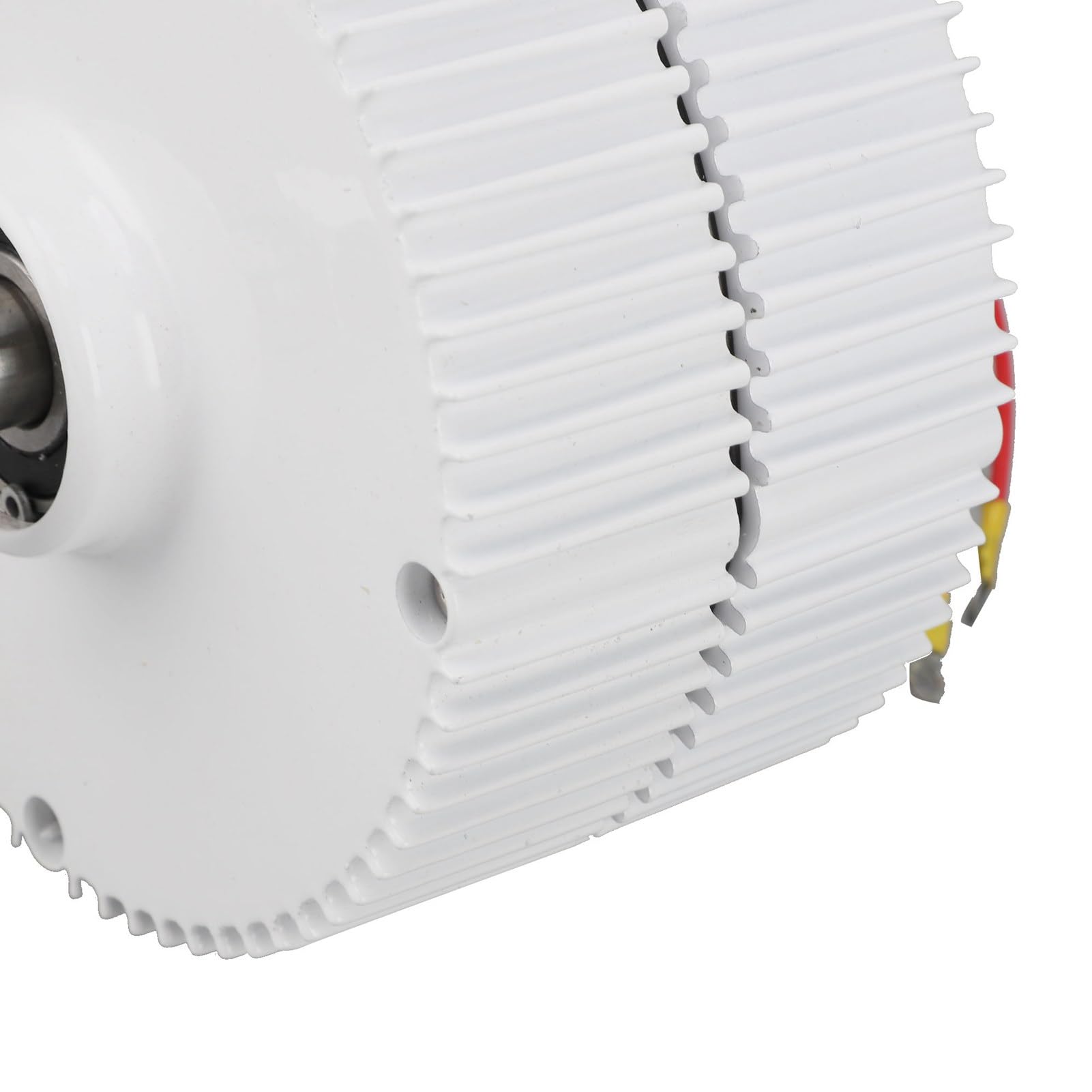 Alternatore a Magneti Permanenti CA Trifase 24 V, Generatore a Magneti Permanenti in Lega di Alluminio con Uscita Sincrona a Doppio Asse, Design Compatto per Turbine Eoliche Verticali o (400W)