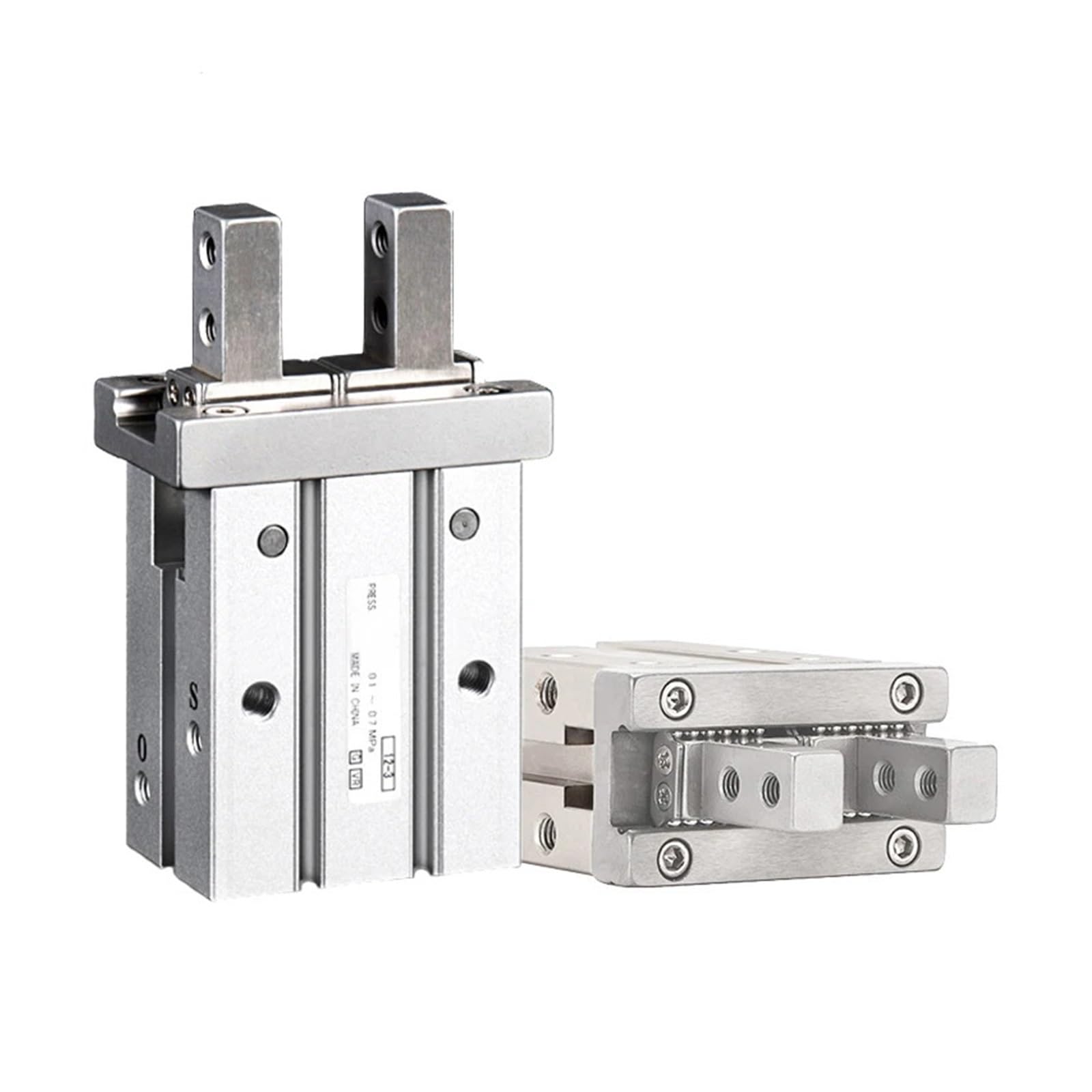 Pinza neumática de tipo paralelo serie MHZL2 / tipo de larga, 2 dedos, diámetro interior 10/16/20/25 mm, abierta/cerrada 8/12/18/22 mm(MHZL2-C,Bore 25mm)