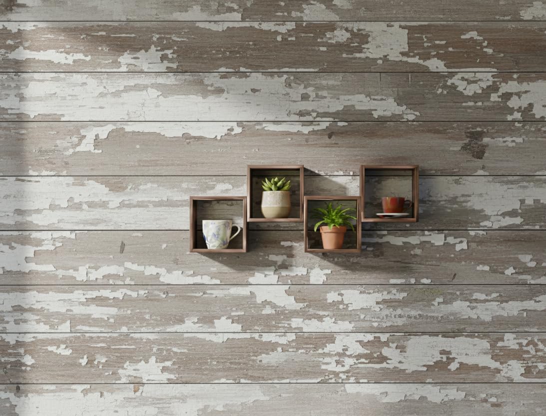 Cream Grain Decorative Wooden Hanging Rack for Home-image-3
