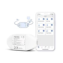 Meross 10A Interruttore Domestico WiFi, Smart Switch Intelligente Relé Wireless Universale, Funzione Timer, App Remoto e Timer Programma, Compatibile Con Alexa, Google Home, Smartthings
