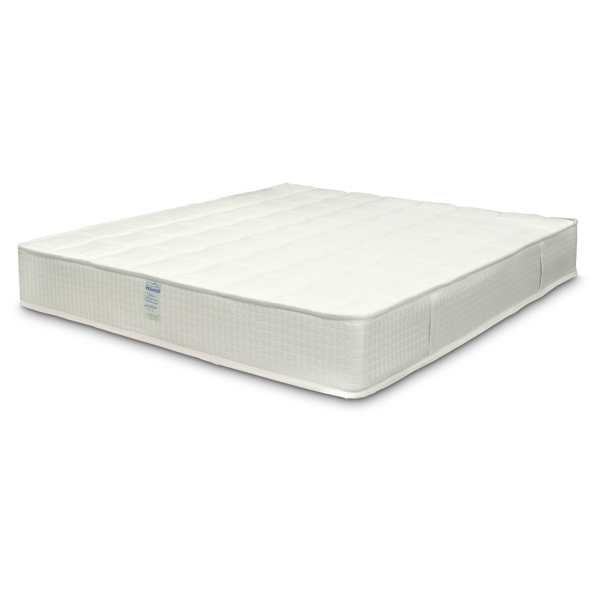 Pegaso piazza e mezza – Materasso 120x190 ignifugo in acquafoam ad alta resilienza, alto 20cm. completamente anallergico. certificato 1iemme.