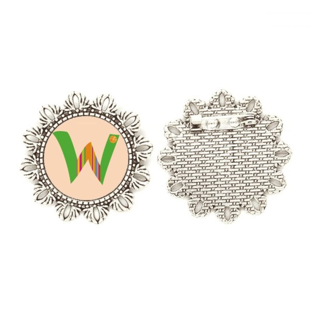 Broche de plata de flores complementos de moda mujer chaqueta bufanda mediano 4