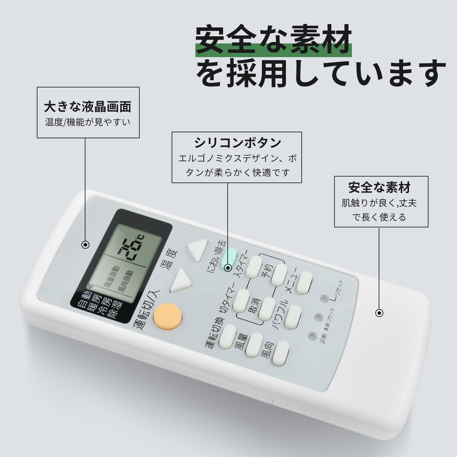 (未使用･未開封品)　パナソニック エアコンリモコン A75C3308 60wa65s Amazon.co.jp: パナソニック エアコンリモコン A75C3308