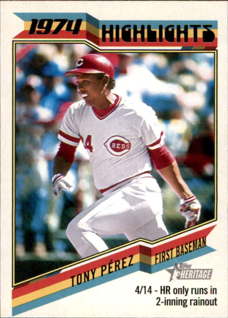 Amazon.com: 2023 Topps Heritage High Number 1974 Highlights #74H-4