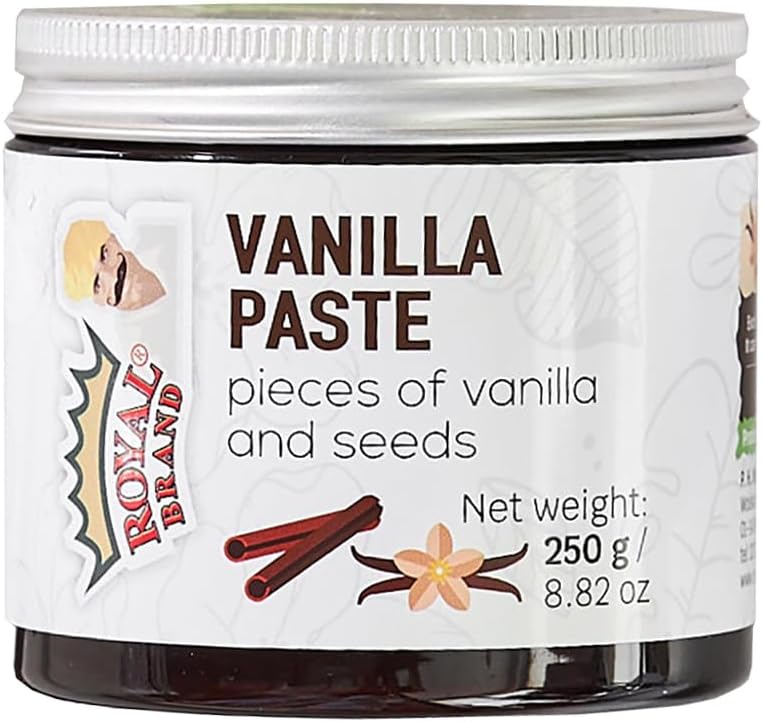 250g pure vanilla bean paste for baking and desserts Madagascar Gourmet bourbon variety, hand-selected, ethically sourced, gluten-free vanilla beans