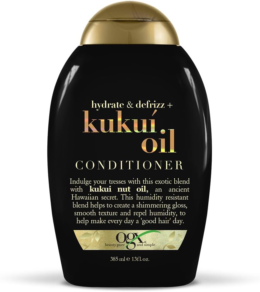 OGX Kukui Oil Conditioner, Hydrate & Defrizz, 13 Ounces