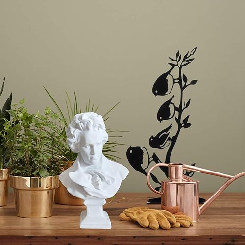 Miniatura 8 de EXCEART Figuras de boceto de resina, estatua de busto de Beethoven, estatua de yeso, estatua, réplica de busto, escultura para artista de práctica