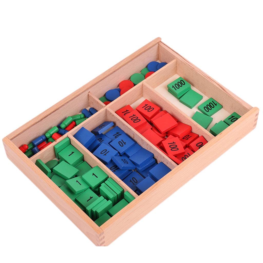 Juego de Sellos de Madera, Juguete Didáctico de Matemáticas para Niños, Promueve El Desarrollo, Adecuado para Diversas Actividades.