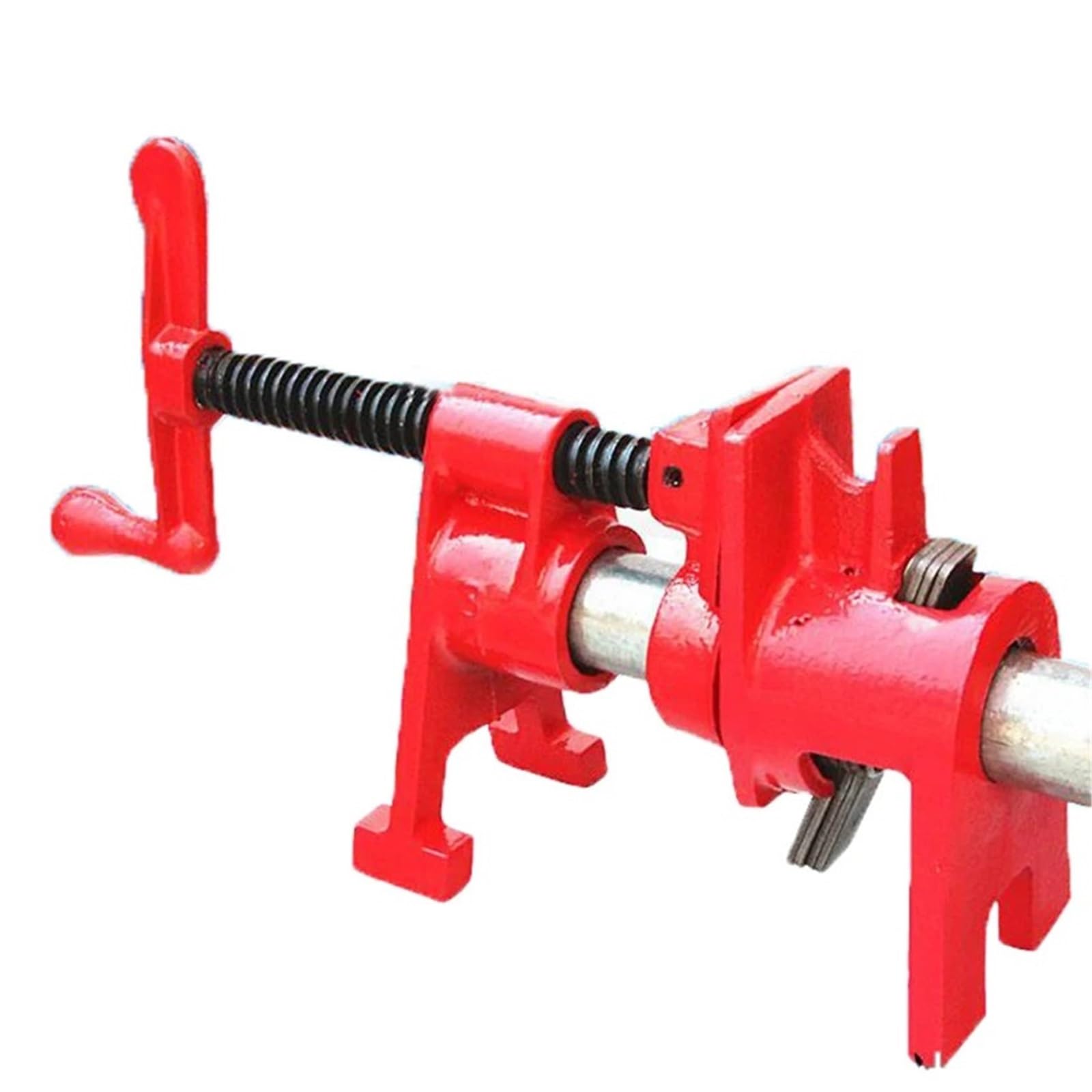 Zwcshuu One Color Pipe Clamp Woodworking 1/2 3/4 Inch Heavy Duty Pipe Clamp Woodworking Wood Gluing Fixture Carpenter Tools(1-2Inch)