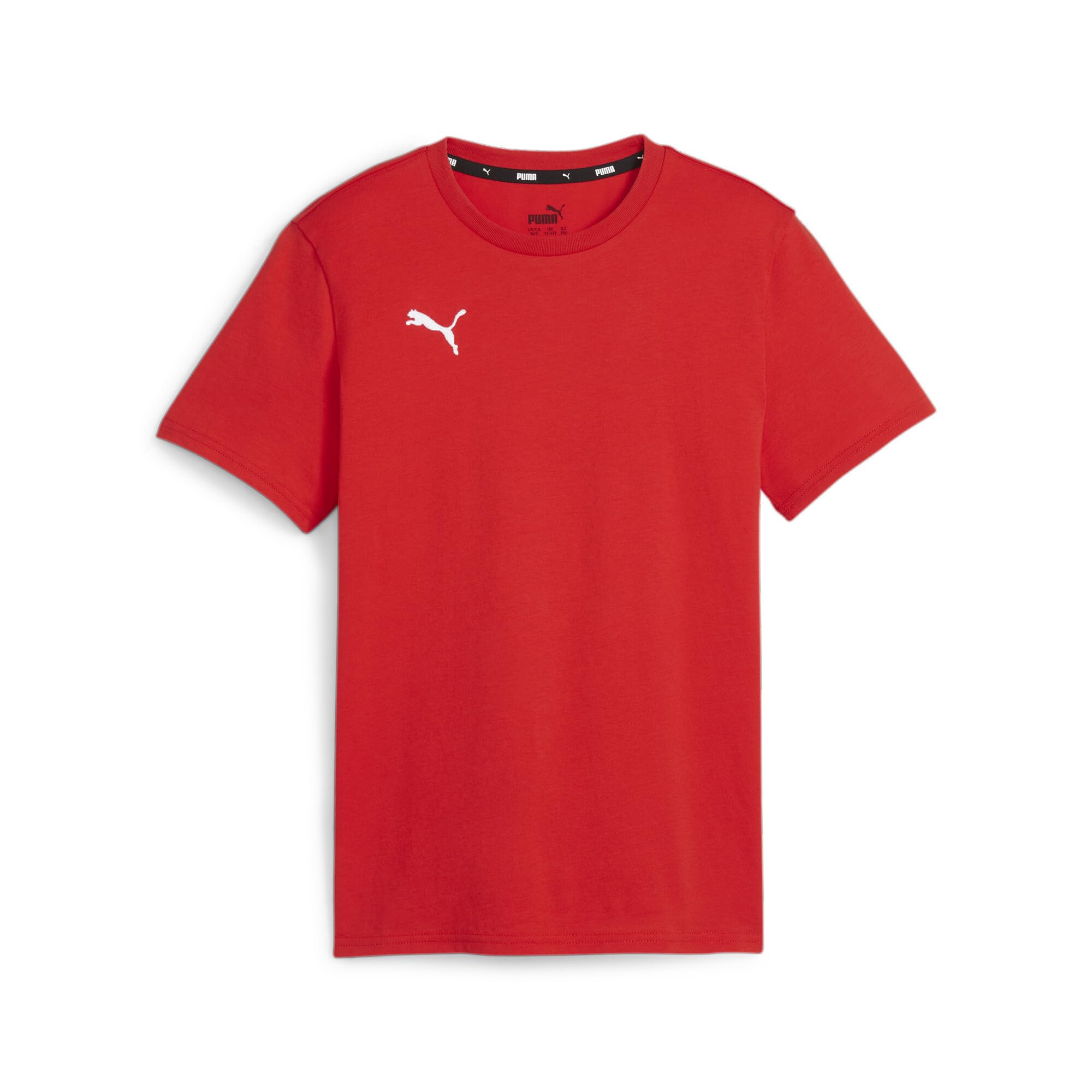 Puma Unisex Teamgoal Casuals Tee Jr T-Shirt 128 Puma Red-puma White