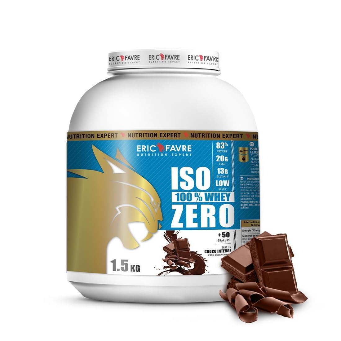 Eric Favre ISO 100% Whey Proteine Chocolat Intense - 1.5kg