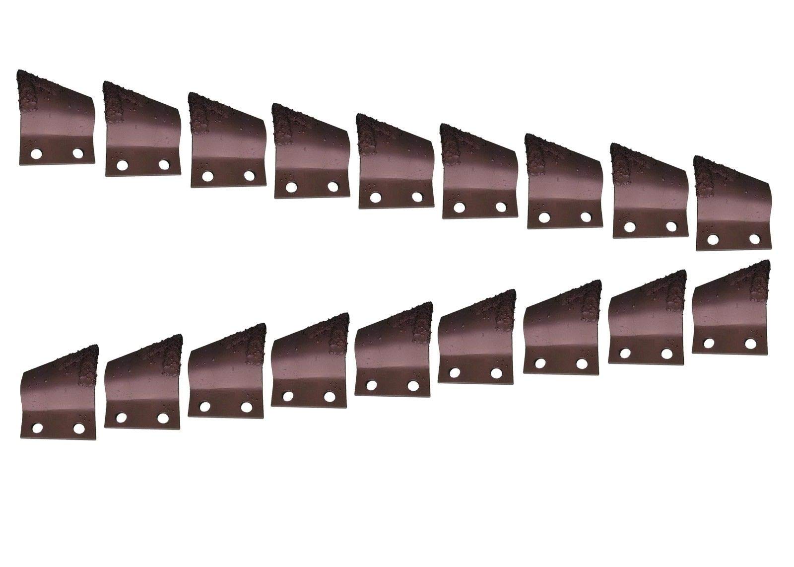 9LH + 9RH Carbide Trencher Cup Teeth, fits Chains with 2" Pitch- 135924, 135925