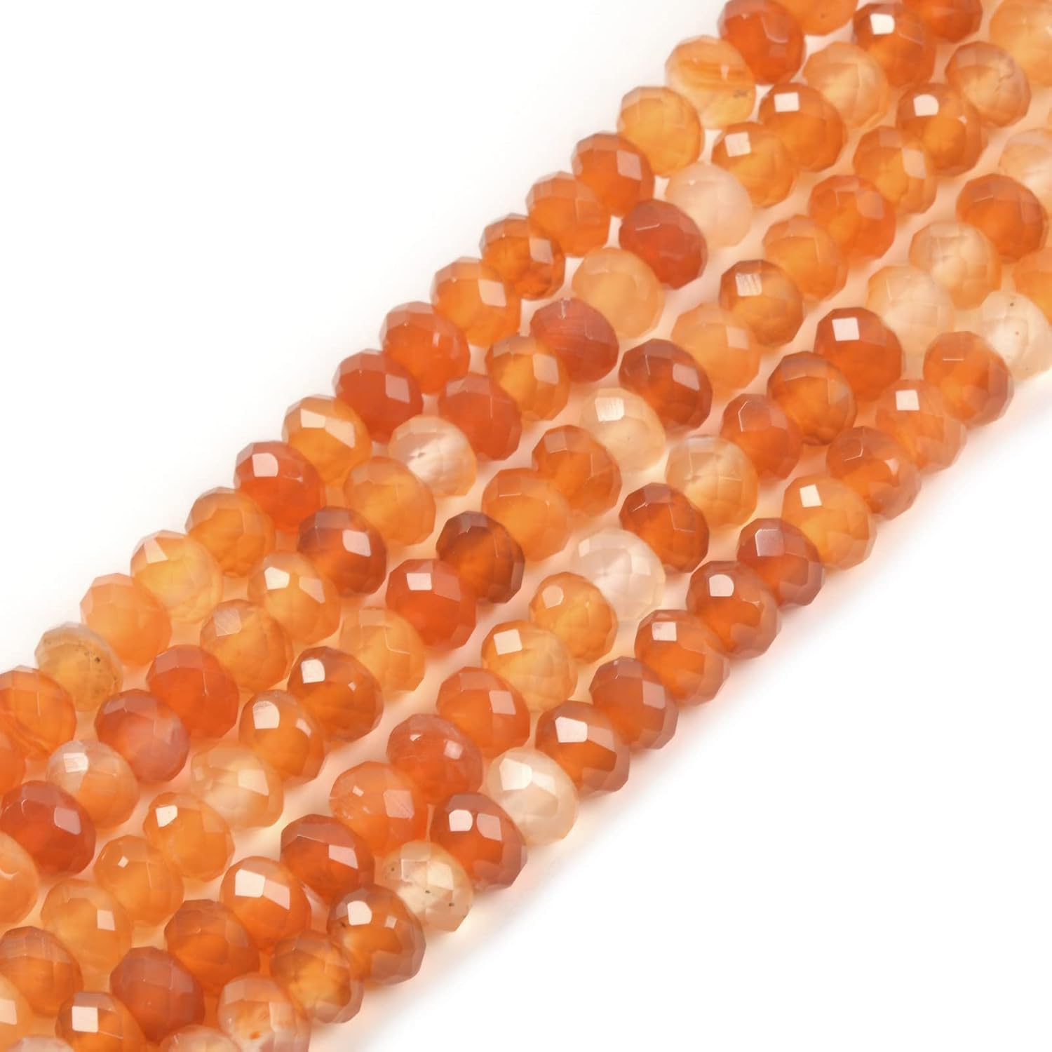 Natural Kyanite 6mm Gemstone Faceted Rondelle Loose Beads DIY Jewelry Making Beads 16 Inch
