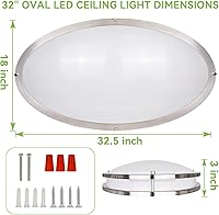 Vista 16 de Lámpara de techo LED de 13 pulgadas de montaje empotrado, luces de techo ajustables de 2700K/3000K/3500K/4000K/5000K, iluminación regulable
