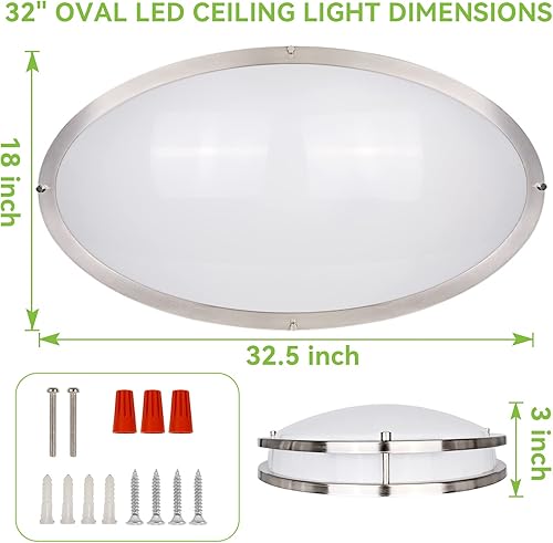 Miniatura 16 de Lámpara de techo LED de 13 pulgadas de montaje empotrado, luces de techo ajustables de 2700K/3000K/3500K/4000K/5000K, iluminación regulable