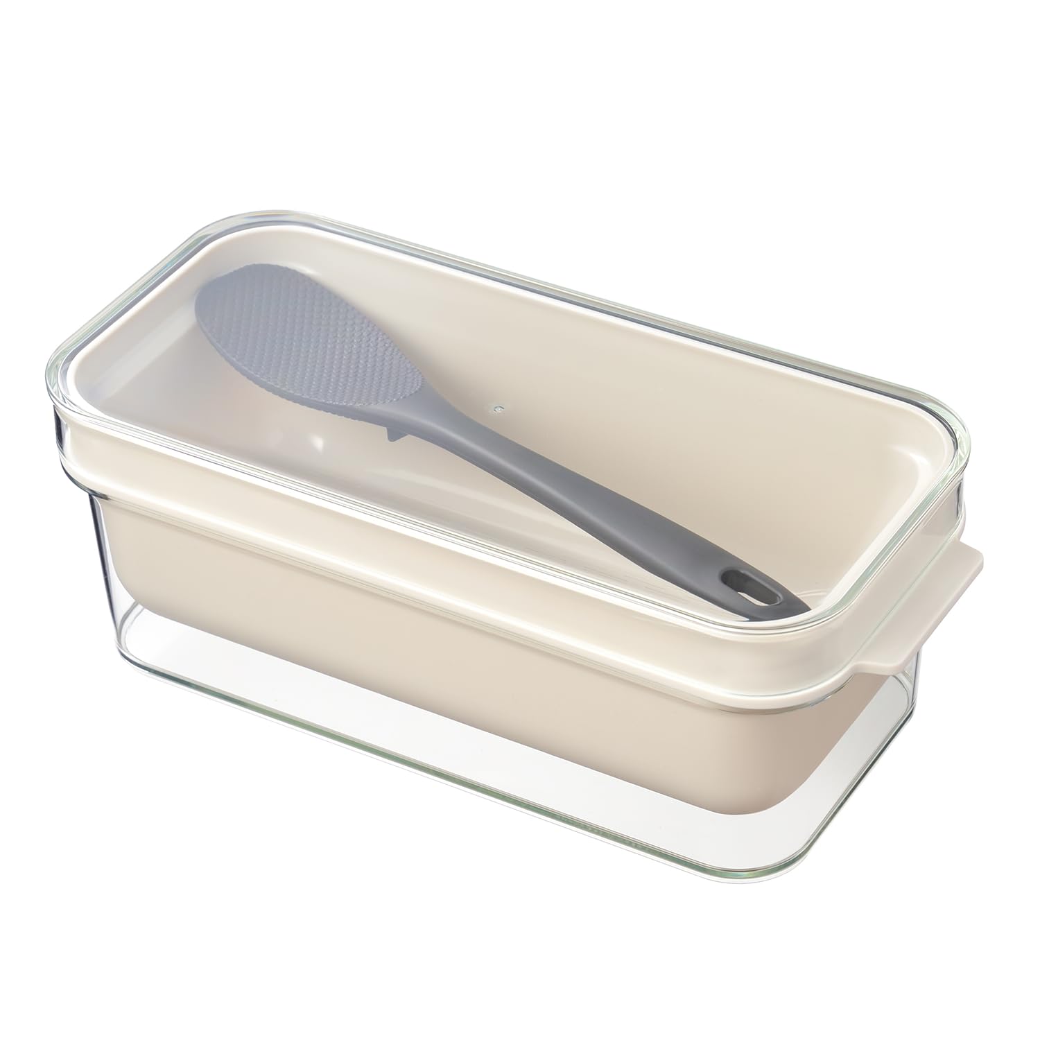 Compact Rice Bran Pickle Container with Paddle