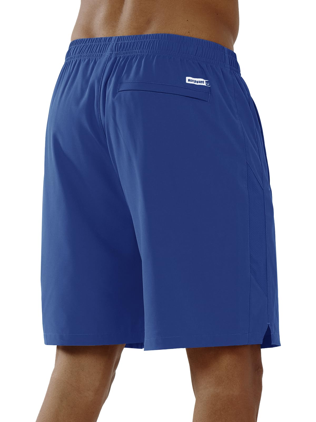 NORTHYARD Pantalones cortos deportivos para correr de 5 pulgadas, para entrenamiento, gimnasio, tenis, secado rápido, para entrenamiento activo con bolsillos con cremallera